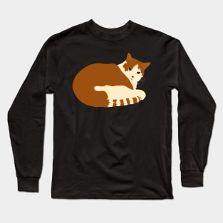 Orange cat Long Sleeve T-Shirt